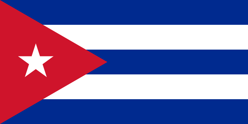 Cuba Official Flag