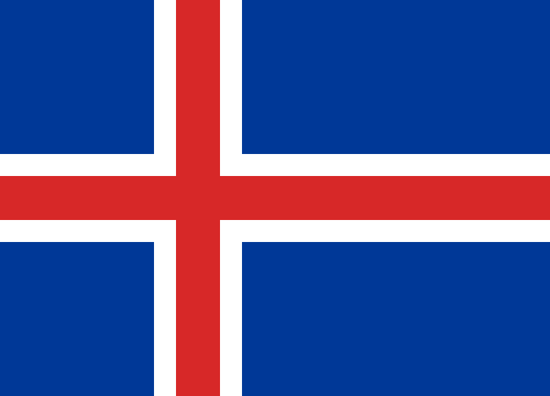 Iceland Official Flag