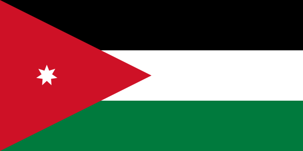 Jordan Official Flag