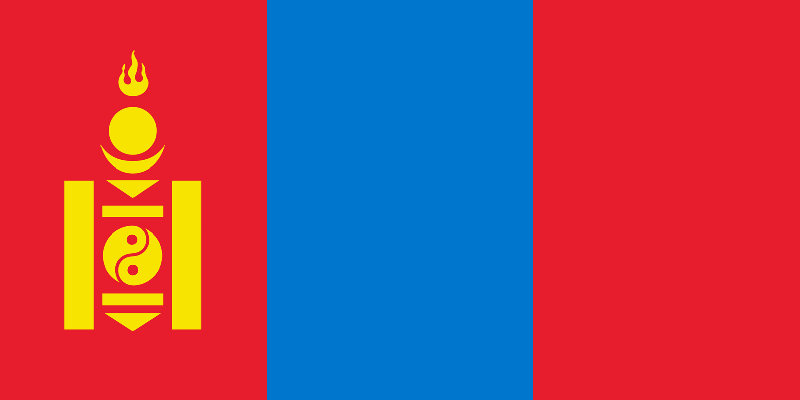 Mongolia Official Flag