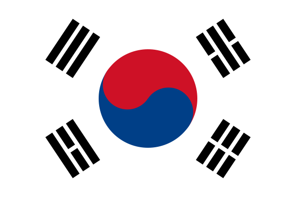 South Korea Official Flag
