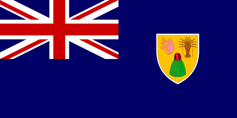 Turks and Caicos Islands Official Flag