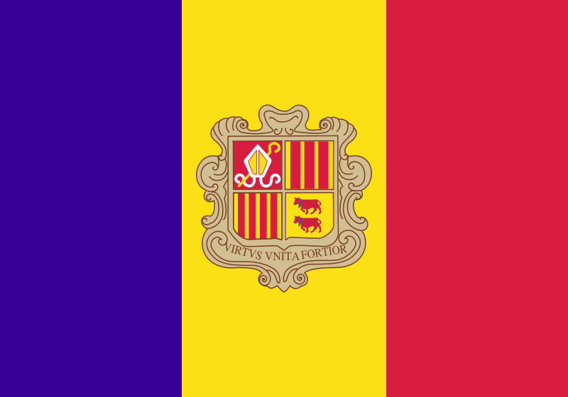 Andorra Official Flag