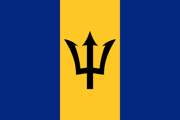 Barbados Official Flag