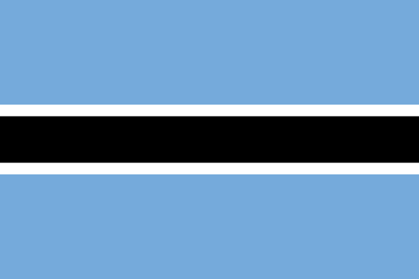 Botswana Official Flag