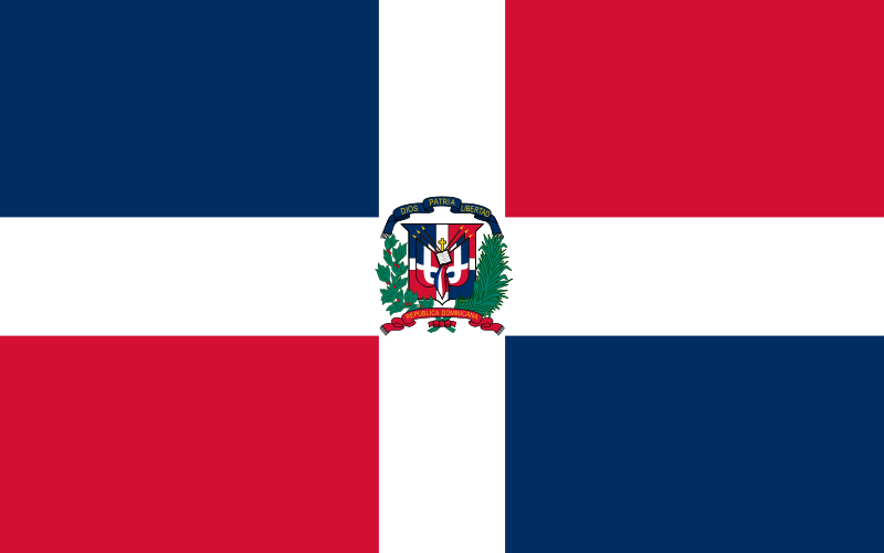 Dominican Republic Official Flag