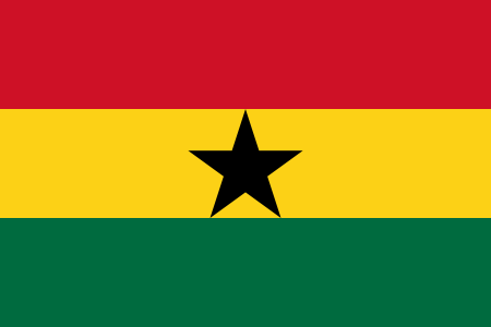 Ghana Official Flag