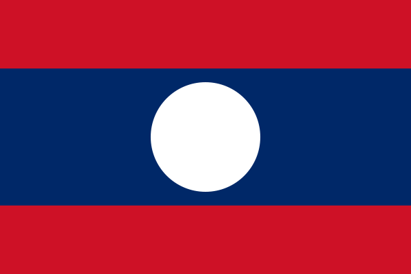 Laos Official Flag
