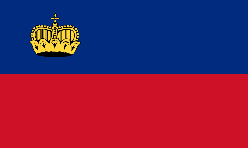 Liechtenstein Official Flag