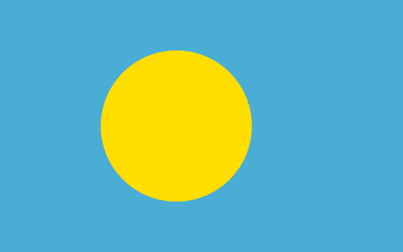 Palau Official Flag
