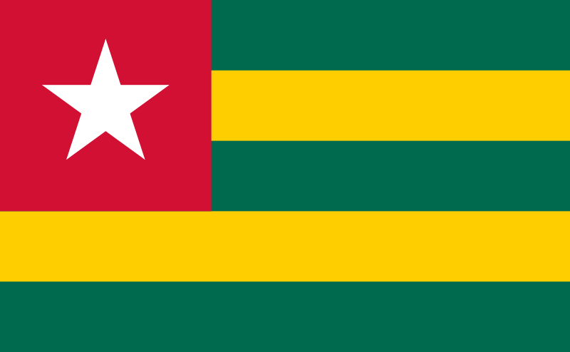 Togo Official Flag
